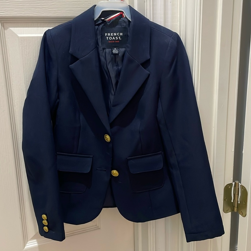 Girls French Toast Navy Blazer